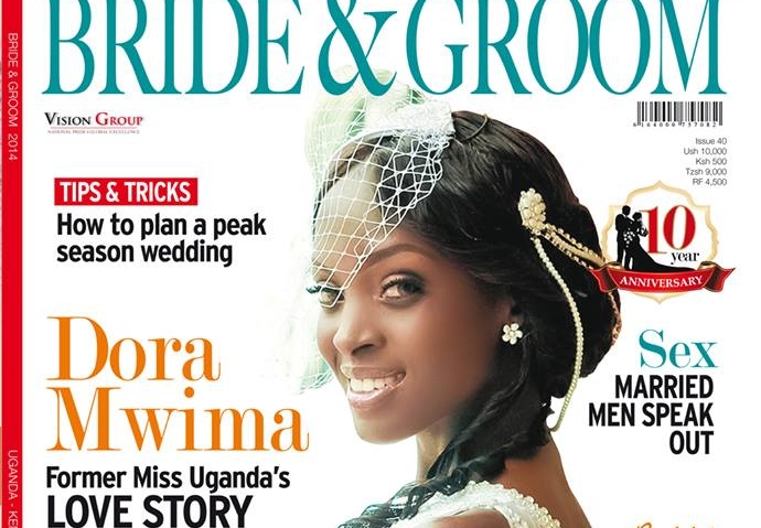 Dora Mwima shares her fairytale wedding in Bride & Groom magazine ...