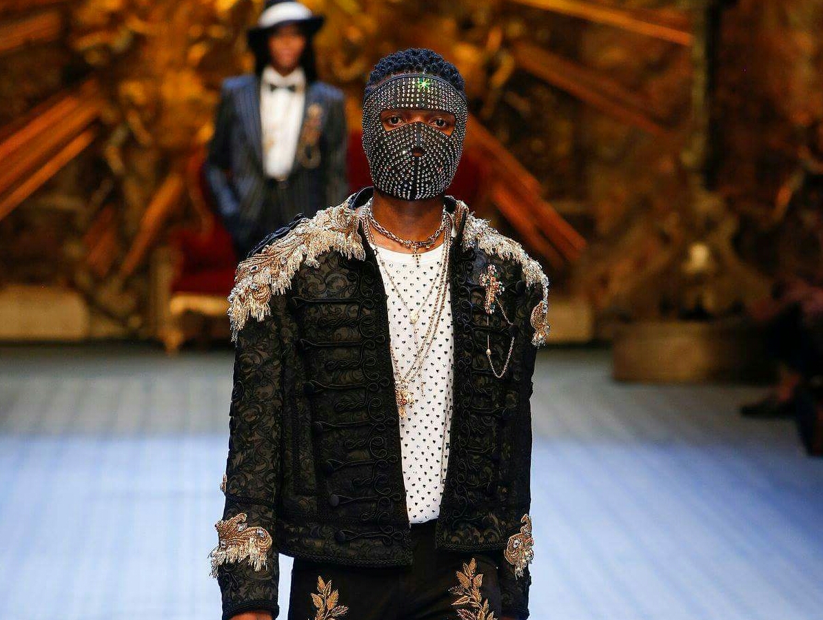 Wizkid dolce clearance and gabbana show