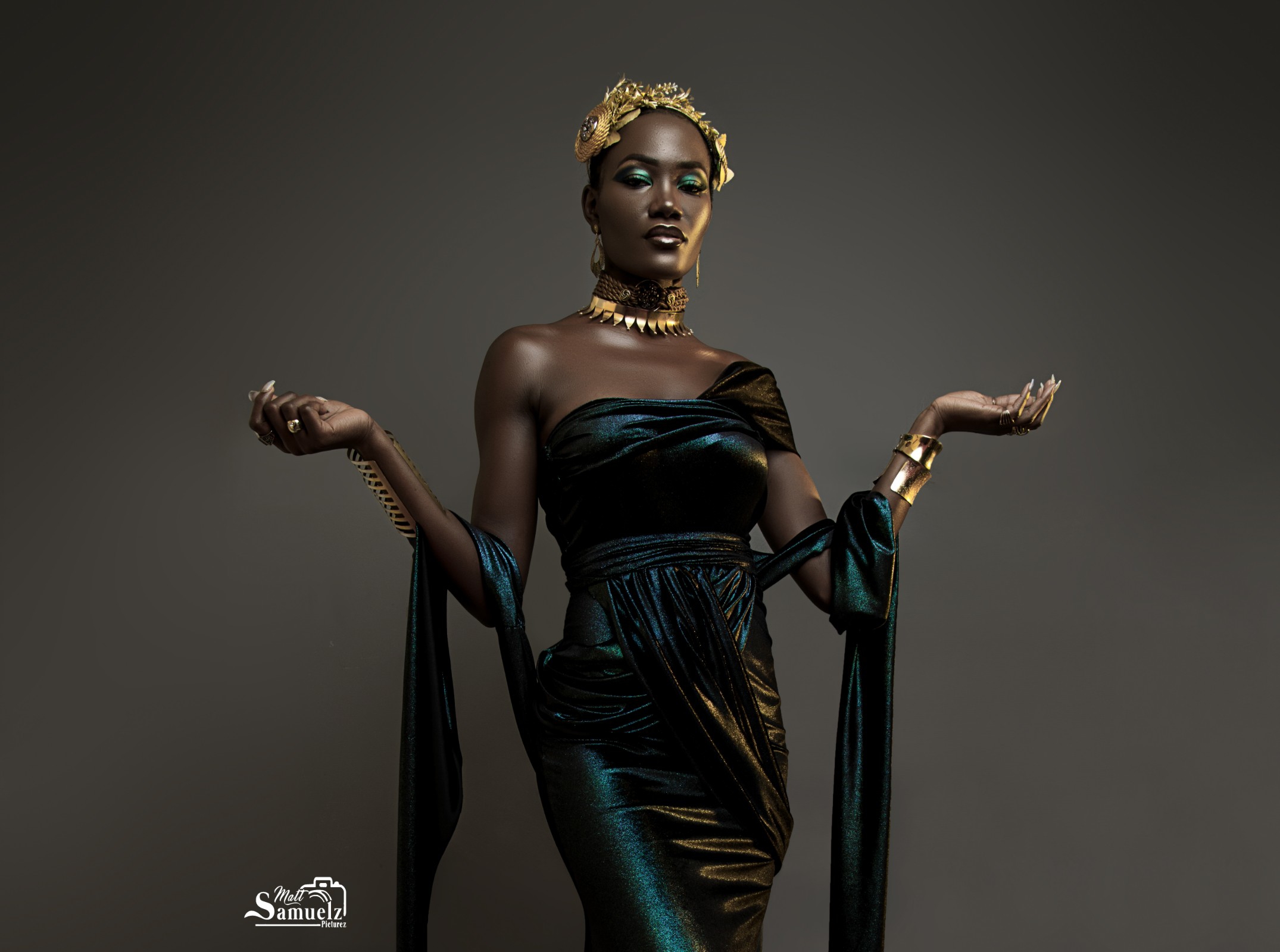 Miss Uganda Oliver Nakakande Channels Greek Goddess To Celebrate 