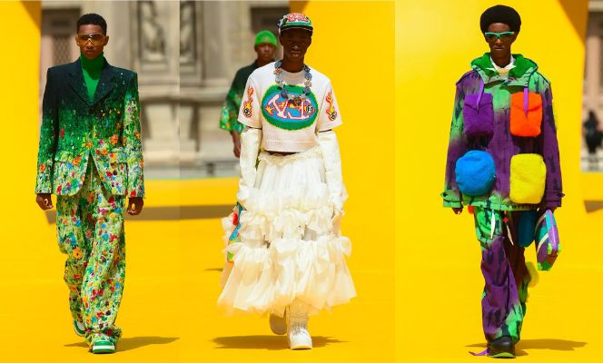 Spring Summer 2021 Louis Vuitton by Virgil Abloh 'Ghanaian Flag' Knit  Sweater 🇬🇭 “Originally taken off the shelves for improperly…