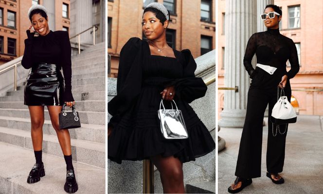 Ways To Style Up An All Black Outfit, According To Influencers