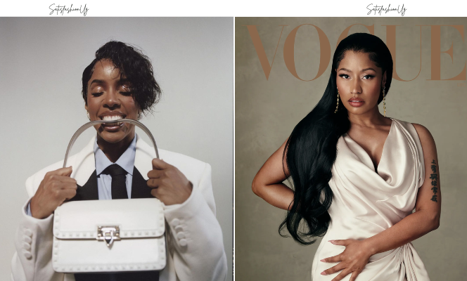 Kelly Rowland Covers Nylon France, Nicki Minaj Answers Vogue's 73